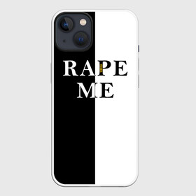 Чехол для iPhone 13 с принтом Rape Me | Kurt Cobain (+спина) (Z) в Санкт-Петербурге,  |  | cobain | kurt | kurt donald cobain | nirvana | rape me | rock | smile | альтернативный рок | гранж | дэйв грол | крист новоселич | курт кобейн | нирвана | рок | смайл