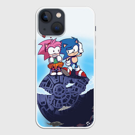 Чехол для iPhone 13 mini с принтом SONIC | AMY ROSE (Z) в Санкт-Петербурге,  |  | amy rose | blaze the cat | hedgehog | sega | silver | sonic | speed sonic | быстрый ёж | ёж соник | метал соник | сега | сильвер | синий ёж | соник