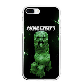 Чехол для iPhone 7Plus/8 Plus матовый с принтом CREEPER 3D | MINECRAFT 3D (Z) в Санкт-Петербурге, Силикон | Область печати: задняя сторона чехла, без боковых панелей | Тематика изображения на принте: block | creeper | cube | minecraft | minecraft nature | minecraft skin | minectaft skins | mobs | pixel | tnt | underground | блок | геометрия | крафт | крипер | кубики | майнкрафт | пиксели | тнт