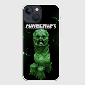 Чехол для iPhone 13 mini с принтом CREEPER 3D | MINECRAFT 3D (Z) в Санкт-Петербурге,  |  | block | creeper | cube | minecraft | minecraft nature | minecraft skin | minectaft skins | mobs | pixel | tnt | underground | блок | геометрия | крафт | крипер | кубики | майнкрафт | пиксели | тнт