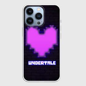 Чехол для iPhone 13 Pro с принтом UNDERTALE PURPLE HEART в Санкт-Петербурге,  |  | Тематика изображения на принте: sans | undertale | андертале | андертейл | игра | подземная история | подземная сказка | санс | сердце | ундертале