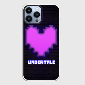 Чехол для iPhone 13 Pro Max с принтом UNDERTALE PURPLE HEART в Санкт-Петербурге,  |  | Тематика изображения на принте: sans | undertale | андертале | андертейл | игра | подземная история | подземная сказка | санс | сердце | ундертале