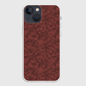 Чехол для iPhone 13 mini с принтом Терракотовый мраморный узор в Санкт-Петербурге,  |  | гранит | каменный | коричневый | модный | мрамор | мраморный узор | современный | террактовый