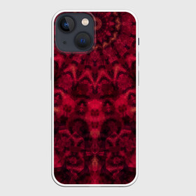 Чехол для iPhone 13 mini с принтом Модный абстрактный узор в Санкт-Петербурге,  |  | абстрактный | калейдоскоп | красный | молодежный | популярный | современный | темный