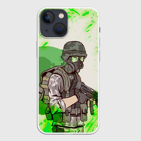 Чехол для iPhone 13 mini с принтом Opposing Force | HL (Z) в Санкт-Петербурге,  |  | Тематика изображения на принте: aperture laboratories | half life | of | opfor | opforce | opposing force | valve | вэлв | противостоящая сила | халф лайф | шепард