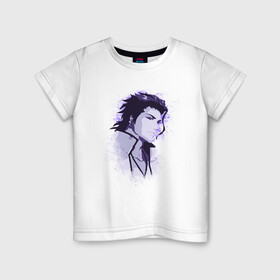 Детская футболка хлопок с принтом Sosuke Aizen в Санкт-Петербурге, 100% хлопок | круглый вырез горловины, полуприлегающий силуэт, длина до линии бедер | aizen | ichigo | sosuke | sosuke aizen | айзен | айзен сосуке | ичиго | сосуке | сосуке айзен