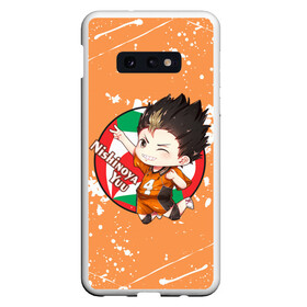 Чехол для Samsung S10E с принтом Nishinoya Yuo | Haikyu | Волейбол (Z) в Санкт-Петербурге, Силикон | Область печати: задняя сторона чехла, без боковых панелей | Тематика изображения на принте: haikuu | haikyu | haikyuu | nishinoya yuo | волейбол | сёё | сёё хината | спортивная манга | хайку | хайкю | хината