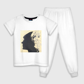 Детская пижама хлопок с принтом Andy Warhol art в Санкт-Петербурге, 100% хлопок |  брюки и футболка прямого кроя, без карманов, на брюках мягкая резинка на поясе и по низу штанин
 | andy | art | pop | warhol | арт | коллаж | поп | портрет | фото | художник