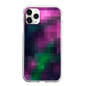 Чехол для iPhone 11 Pro Max матовый с принтом Разноцветный геометрический уз в Санкт-Петербурге, Силикон |  | Тематика изображения на принте: абстрактный | геометрический | зеленый | квадраты | клетка | клетчатый узор | молодежный | сиреневый | фиолетовый