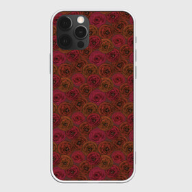 Чехол для iPhone 12 Pro Max с принтом Цветочный коричневый ретро в Санкт-Петербурге, Силикон |  | абстрактный | в горошек | коричневый | модный | ретро | цветочный узор | цветы