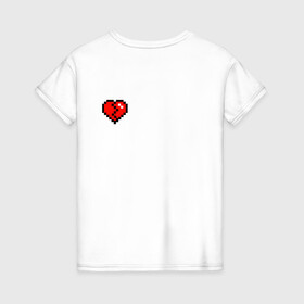 Женская футболка хлопок с принтом Hear cracked в Санкт-Петербурге, 100% хлопок | прямой крой, круглый вырез горловины, длина до линии бедер, слегка спущенное плечо | hear | любовь | одиночество | разбитая любовь | разбитое | разбитое сердце | сердце | трещина