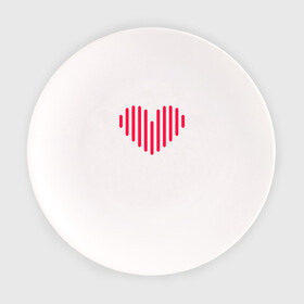 Тарелка с принтом Минималистичное сердце в Санкт-Петербурге, фарфор | диаметр - 210 мм
диаметр для нанесения принта - 120 мм | векторная иллюстрация | красное | люблю | любовь | минимализм | минималистичное | рисунок | розовое | сердечко | сердце | современный дизайн | техно
