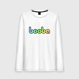 Мужской лонгслив хлопок с принтом BOOBA LOGO | БУБА ЛОГО (Z) в Санкт-Петербурге, 100% хлопок |  | baby | booba | buba | gnom | logo | буба | гном | гномик | детям | для ребенка | лого | логотип | мультик | ребенку