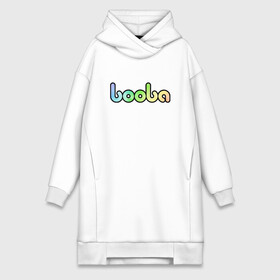 Платье-худи хлопок с принтом BOOBA LOGO | БУБА ЛОГО (Z) в Санкт-Петербурге,  |  | baby | booba | buba | gnom | logo | буба | гном | гномик | детям | для ребенка | лого | логотип | мультик | ребенку
