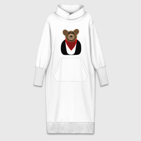 Платье удлиненное хлопок с принтом МИШКА С ИГОЛЬЧАТОЙ ШЕРСТЬЮ в Санкт-Петербурге,  |  | bear | teddy | toy | медвед | мягкая | плюшевый
