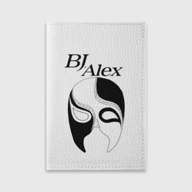 Обложка для паспорта матовая кожа с принтом Маска BJ Alex в Санкт-Петербурге, натуральная матовая кожа | размер 19,3 х 13,7 см; прозрачные пластиковые крепления | Тематика изображения на принте: alex | bj | bj alex | алекс | ан джи вон | аниме | дживон | маска | сенен ай | стример