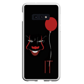 Чехол для Samsung S10E с принтом Pennywise it в Санкт-Петербурге, Силикон | Область печати: задняя сторона чехла, без боковых панелей | Тематика изображения на принте: it | pennywise | клоун | красный шарик | оно | пеннивайз