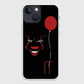 Чехол для iPhone 13 mini с принтом Pennywise it в Санкт-Петербурге,  |  | Тематика изображения на принте: it | pennywise | клоун | красный шарик | оно | пеннивайз