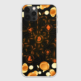 Чехол для iPhone 12 Pro с принтом Криптовалюта | Crypto (Z) в Санкт-Петербурге, силикон | область печати: задняя сторона чехла, без боковых панелей | binance coin | bitcoin | blockchain | btc | cardano | crypto | ethereum | litecoin | polkadot | tether | xrp | биткоин | блокчейн | валюта | деньги | криптовалюта | майнер | майнинг | цифровая валюта | цифровое золото | эфир