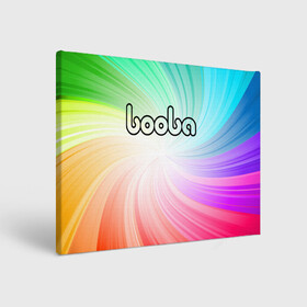 Холст прямоугольный с принтом BOOBA LOGO | БУБА ЛОГО (Z) в Санкт-Петербурге, 100% ПВХ |  | baby | booba | buba | gnom | logo | буба | гном | гномик | детям | для ребенка | лого | логотип | мультик | ребенку