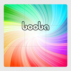 Магнитный плакат 3Х3 с принтом BOOBA LOGO | БУБА ЛОГО (Z) в Санкт-Петербурге, Полимерный материал с магнитным слоем | 9 деталей размером 9*9 см | baby | booba | buba | gnom | logo | буба | гном | гномик | детям | для ребенка | лого | логотип | мультик | ребенку
