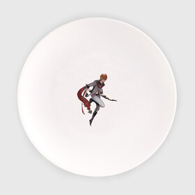 Тарелка с принтом Тарталья в деле в Санкт-Петербурге, фарфор | диаметр - 210 мм
диаметр для нанесения принта - 120 мм | арт | ли юэ | ржавый лук | рисунок | снежная | тарталья | фатуи
