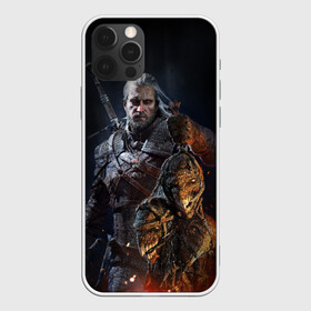 Чехол для iPhone 12 Pro с принтом Witcher III в Санкт-Петербурге, силикон | область печати: задняя сторона чехла, без боковых панелей | geralt | the witcher | wild hunt | witcher 3 | ведьмак | ведьмак 3 | геральт | дикая охота