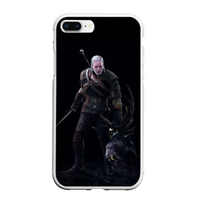 Чехол для iPhone 7Plus/8 Plus матовый с принтом The Witcher в Санкт-Петербурге, Силикон | Область печати: задняя сторона чехла, без боковых панелей | geralt | the witcher | wild hunt | witcher 3 | ведьмак | ведьмак 3 | геральт | дикая охота