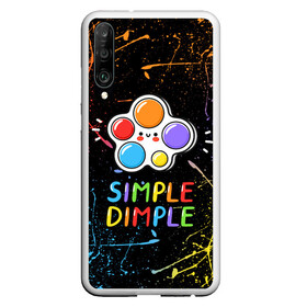 Чехол для Honor P30 с принтом SIMPLE DIMPLE ИГРУШКА в Санкт-Петербурге, Силикон | Область печати: задняя сторона чехла, без боковых панелей | pop it | popit | антистресс | игрушка | поп ит | попит | пузырчатая плёнка | пупырка | симпл димпл | симплдимпл