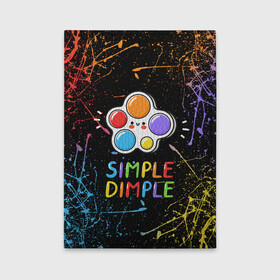 Обложка для автодокументов с принтом SIMPLE DIMPLE ИГРУШКА в Санкт-Петербурге, натуральная кожа |  размер 19,9*13 см; внутри 4 больших “конверта” для документов и один маленький отдел — туда идеально встанут права | pop it | popit | антистресс | игрушка | поп ит | попит | пузырчатая плёнка | пупырка | симпл димпл | симплдимпл