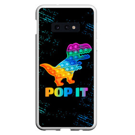 Чехол для Samsung S10E с принтом POP IT DINOSAUR |  ДИНОЗАВР в Санкт-Петербурге, Силикон | Область печати: задняя сторона чехла, без боковых панелей | pop it | popit | антистресс | динозавр | игрушка | поп ит | попит | пузырчатая плёнка | пупырка | симпл димпл | симплдимпл