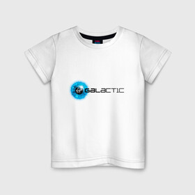 Детская футболка хлопок с принтом Virgin Galactic logo в Санкт-Петербурге, 100% хлопок | круглый вырез горловины, полуприлегающий силуэт, длина до линии бедер | logo | вирджин галактик | космос