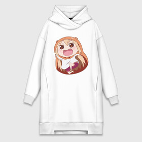 Платье-худи хлопок с принтом Umaru в Санкт-Петербурге,  |  | anime | himouto umaru chan | umaru | umaru chan | аниме | аниме сереал | двуличная сестрёнка умару | мульт  фильм | мультсериал | умару | умару дома | умару чан