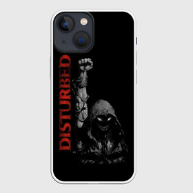 Чехол для iPhone 13 mini с принтом DISTURBED в Санкт-Петербурге,  |  | Тематика изображения на принте: dark | disturbed | dreiman | grunge | hardcore | metal | monster | music | punk | rock | usa | гранж | дистербд | дрейман | метал | музыка | панк | рок