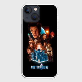 Чехол для iPhone 13 mini с принтом Doctor who team в Санкт-Петербурге,  |  | doctor who | serial | доктор кто | путешествия во времени | сериал | сериалы | фантастика