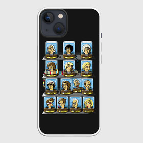 Чехол для iPhone 13 с принтом 12 Докторов в Санкт-Петербурге,  |  | doctor who | serial | доктор кто | путешествия во времени | сериал | сериалы | фантастика