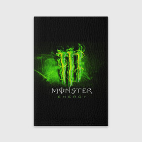 Обложка для паспорта матовая кожа с принтом MONSTER ENERGY NEON | НЕОН в Санкт-Петербурге, натуральная матовая кожа | размер 19,3 х 13,7 см; прозрачные пластиковые крепления | monster | monster energy | монстер | монстер енерджи | монстер енэрджи | монстер энерджи | неон | энергетик | энергетический напиток