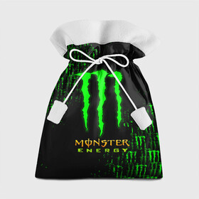 Подарочный 3D мешок с принтом MONSTER ENERGY NEON | МОНСТЕР в Санкт-Петербурге, 100% полиэстер | Размер: 29*39 см | monster | monster energy | монстер | монстер енерджи | монстер енэрджи | монстер энерджи | неон | энергетик | энергетический напиток