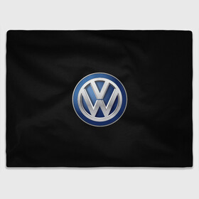Плед 3D с принтом Volkswagen логотип в Санкт-Петербурге, 100% полиэстер | закругленные углы, все края обработаны. Ткань не мнется и не растягивается | golf | logo | polo | tuareg | volkswagen | vw | авто | автомобиль | лого | логотип | машина | пассат | поло | сс | тачка | тигуан | туарег | фольксваген | цц