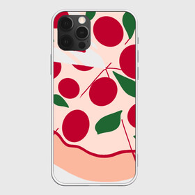 Чехол для iPhone 12 Pro с принтом пицца и ломтик в Санкт-Петербурге, силикон | область печати: задняя сторона чехла, без боковых панелей | быстро | вкусно | еда | италия | кухня | пицца | тесто