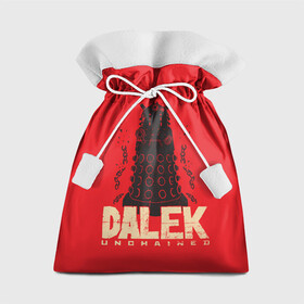 Подарочный 3D мешок с принтом Dalek в Санкт-Петербурге, 100% полиэстер | Размер: 29*39 см | doctor who | serial | доктор кто | путешествия во времени | сериал | сериалы | фантастика