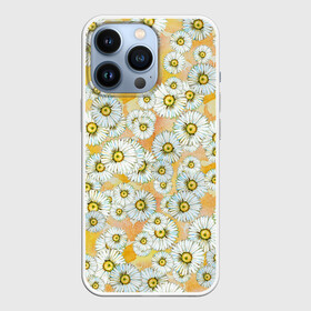 Чехол для iPhone 13 Pro с принтом Раз   ромашка, два   ромашка... в Санкт-Петербурге,  |  | акварель | акварельный | летний | разводы | ромашка | ромашки | солнечный | теплый | цветочки | цветочный | цветы