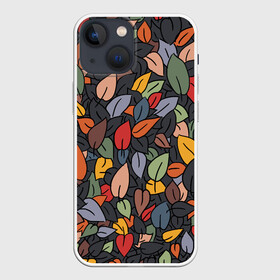 Чехол для iPhone 13 mini с принтом Рисованная Осень в Санкт-Петербурге,  |  | дерево | лес | листок | листопад | листья | осень