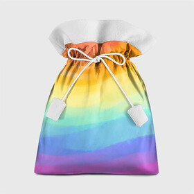 Подарочный 3D мешок с принтом РАДУЖНЫЕ ВОЛНЫ | RAINBOW WAVES (Z) в Санкт-Петербурге, 100% полиэстер | Размер: 29*39 см | Тематика изображения на принте: color | paint | rainbow | rainbow waves | waves | волны | краска | радуга | радужная | радужные волны | цветная | яркая