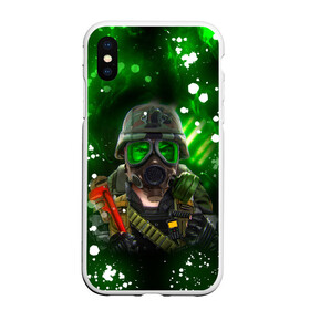 Чехол для iPhone XS Max матовый с принтом Opposing Force | Адриан Шепард (+спина) (Z) в Санкт-Петербурге, Силикон | Область печати: задняя сторона чехла, без боковых панелей | Тематика изображения на принте: aperture laboratories | black mesa | half life | opposing force | valve | адриан шепард | блэк меса | вэлв | халф лайф