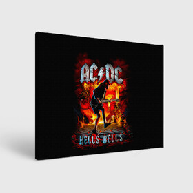 Холст прямоугольный с принтом AC/DC HELLS BELLS в Санкт-Петербурге, 100% ПВХ |  | Тематика изображения на принте: ac dc | acdc | acdc ас дс | angus | back in black | highway to hell | mckinnon | you | австралийская | ангус янг | ас дс | асдс | блюз | в форме | гитара | группа | крис слэйд | метал | молния | музыка | певец | рок | рок н ролл | стиви янг