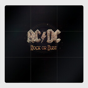 Магнитный плакат 3Х3 с принтом AC/DC Rock or Bust в Санкт-Петербурге, Полимерный материал с магнитным слоем | 9 деталей размером 9*9 см | ac dc | acdc | acdc ас дс | angus young | back in black | highway to hell | mckinno | австралийская | ангус янг | ас дс | асдс | блюз | в форме | гитара | группа | крис слэйд | метал | молния | музыка | певец | рок | рок н ролл | стиви янг