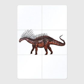 Магнитный плакат 2Х3 с принтом Шипастый титанозавр в Санкт-Петербурге, Полимерный материал с магнитным слоем | 6 деталей размером 9*9 см | амаргазавр | арт | динозавр | доисторические | рисунок | титанозавр | шип | шипы