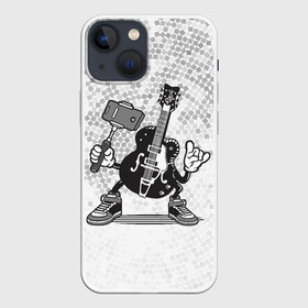 Чехол для iPhone 13 mini с принтом Гитара сэлфи в Санкт-Петербурге,  |  | peace | selfi | гитара | мир | рок | рокер | сэлфи | фотка | электрогитара