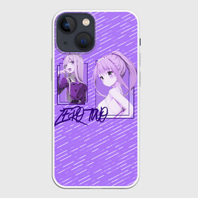 Чехол для iPhone 13 mini с принтом Zero Two в прямоугольнике в Санкт-Петербурге,  |  | darling | darling in the franxx | zero two | вайфу | зеро ту | код 002 | любимый во франксе | франкс